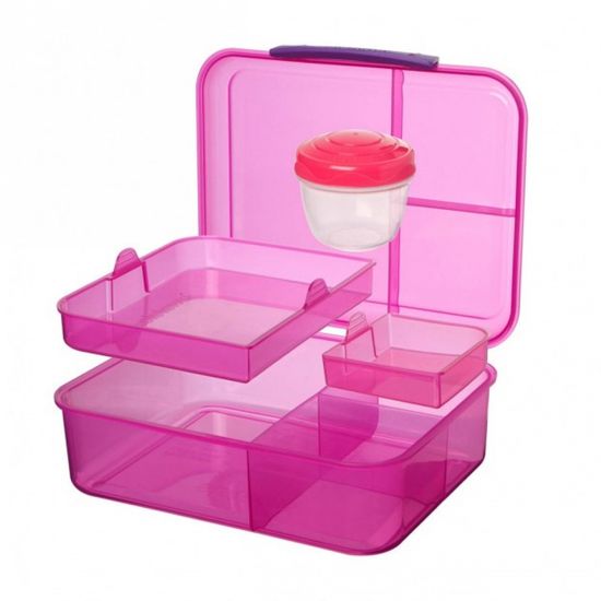 [시스테마] 벤토 런치박스 도시락통 1.65L (핑크)