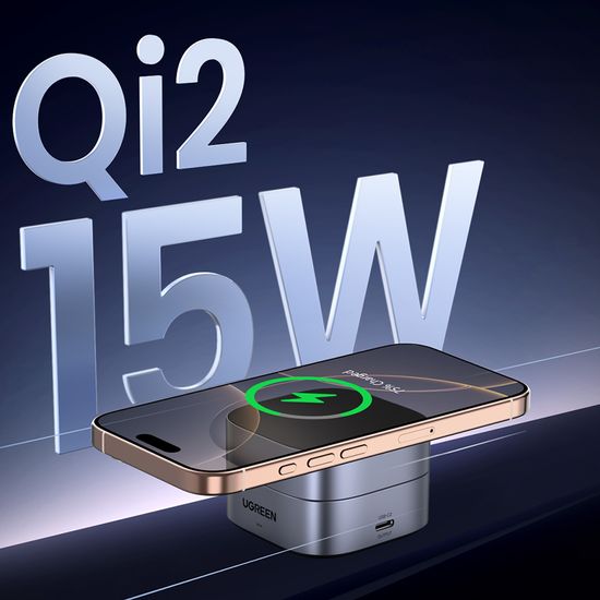 유그린 MagFlow Qi2 2in1 25W 마그네틱 무선 충전기
