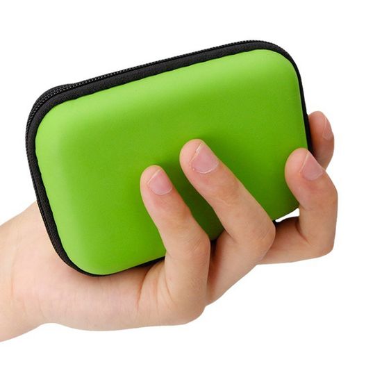 PH USB 케이블 이어폰 골프티 케이스 사각 파우치 B