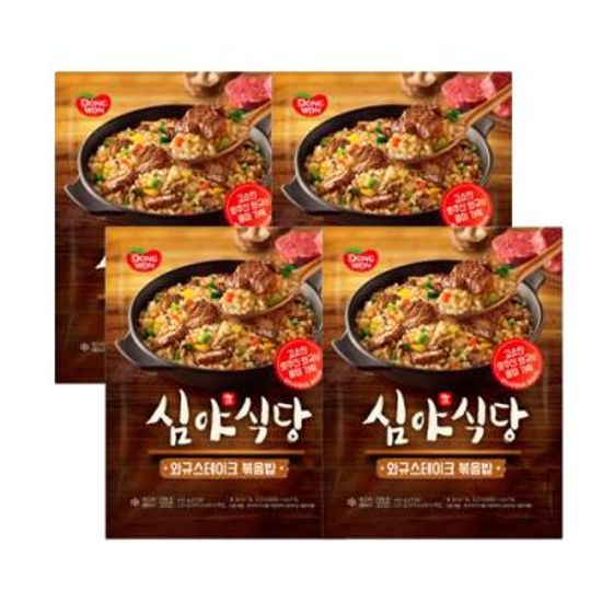 [동원] 심야식당 와규스테이크볶음밥 450g*4개