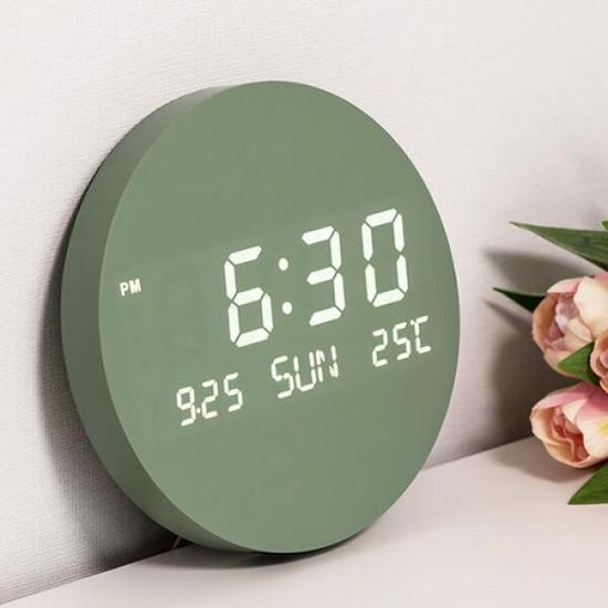 플라이토 문클락 인테리어 LED 벽시계 19.5cm JS-i109