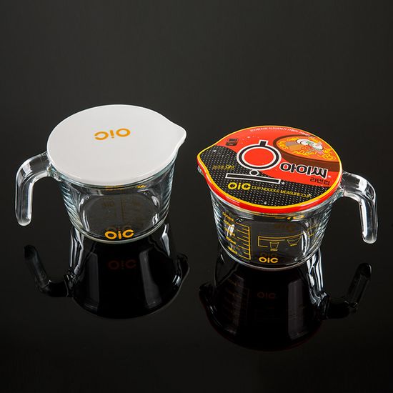 오아이씨 컵라면 내열유리 멀티팟 0.5L (뚜껑포함)