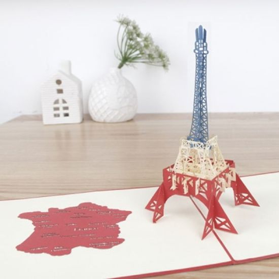 종이로예쁜 입체팝업카드 에펠탑(대)