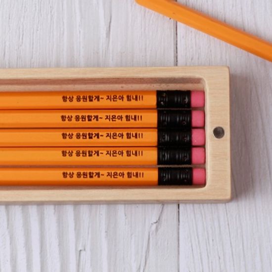 [주문제작]네임연필2B 12자루스테들러