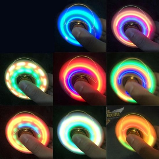 3구 LED 레인보우 피젯스피너 키덜트 장난감 핸드토이