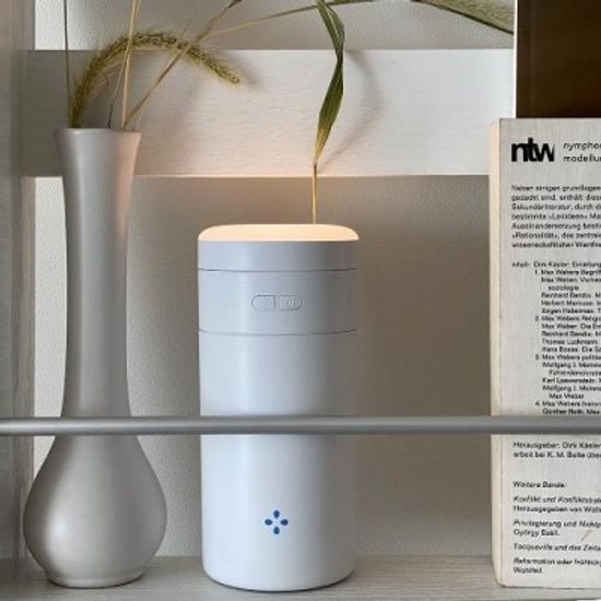 오엘라 미니 무선 가습기 차량용 휴대용 거울 무드등