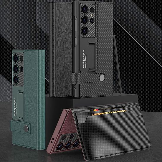 갤럭시 s25 울트라 플러스 카본 카드 지갑 가죽케이스