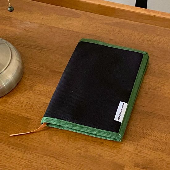 프레임 북커버 (블랙&그린)