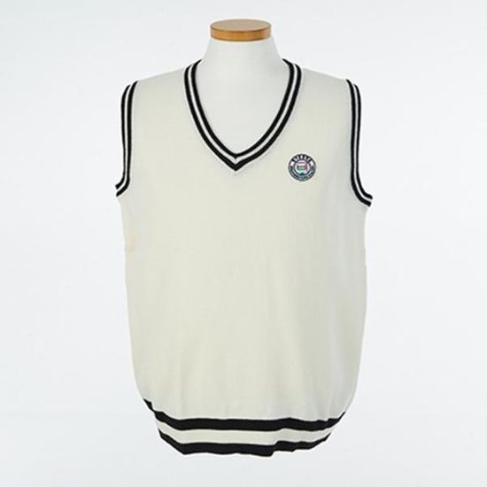 블랙 두줄라인 아이보리 조끼 (빛가온중) 교복조끼 교