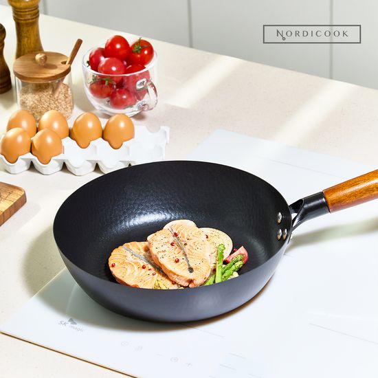 [노르디쿡] IH 코팅 무쇠팬 28cm+뒤집개 세트