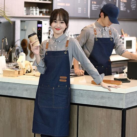 카페 바리스타 앞치마 캔버스 방수 작업복(WE16260)