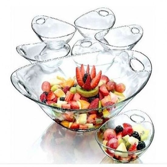 샐러드 믹싱볼 유리 야채 반찬볼 18cm(WFGQQ1P)