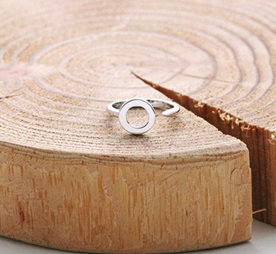 Circle - Nuckle Silver Ring