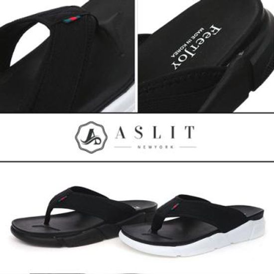 [애슬릿]발 편한 키높이 쪼리 남성 슬리퍼 4cm