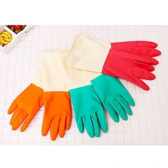 명진 3겹코팅 투톤고무장갑_M