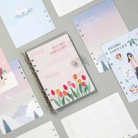 아르디움 DIY A5 6공 다이어리 세트