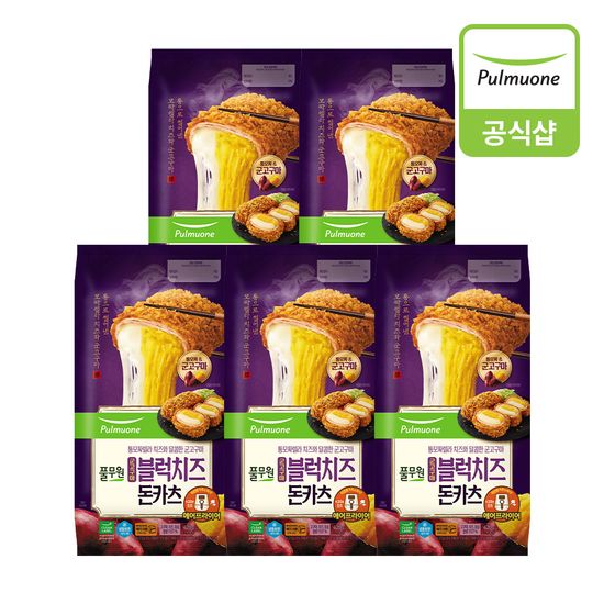 풀무원 군고구마블럭치즈 돈카츠 420g x 5개