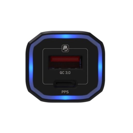 PD 차량용 2포트 고속충전기 43W (C to C 케이블포함)