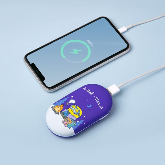 미니언즈 손난로 보조배터리 5200mAh