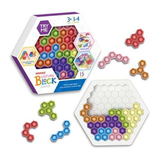 젬블로 팝잇 푸쉬팝 팝잇블럭 테트리스 보드게임 B197