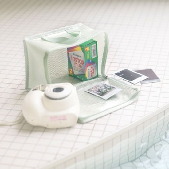 트래블러스_코팅메쉬 파우치 큐브 미디움