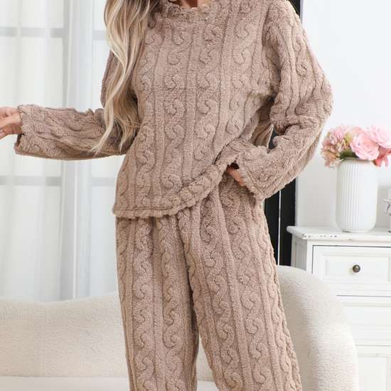 [르보에x핫트랙스] 허그 극세사 수면잠옷+양말 세트