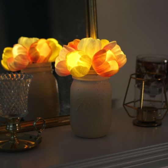 러브 튤립 팟 LED 무드등