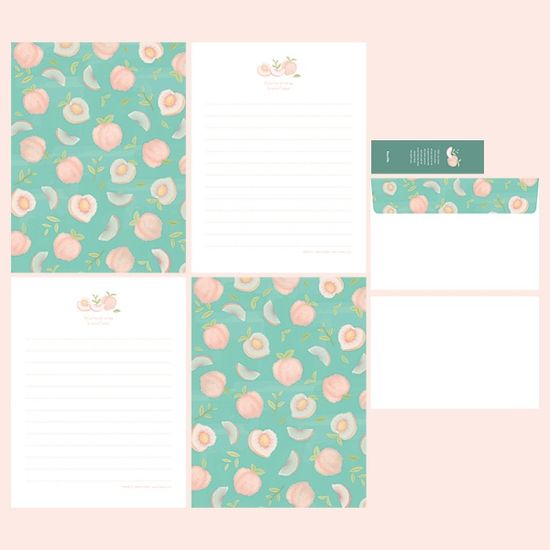 달콤새콤 프루츠 편지지 FL112-4