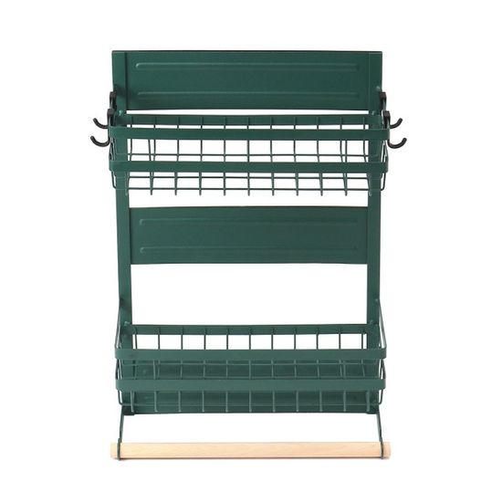 냉장고 자석 2단 수납선반(45cm) 냉장고사이드랙