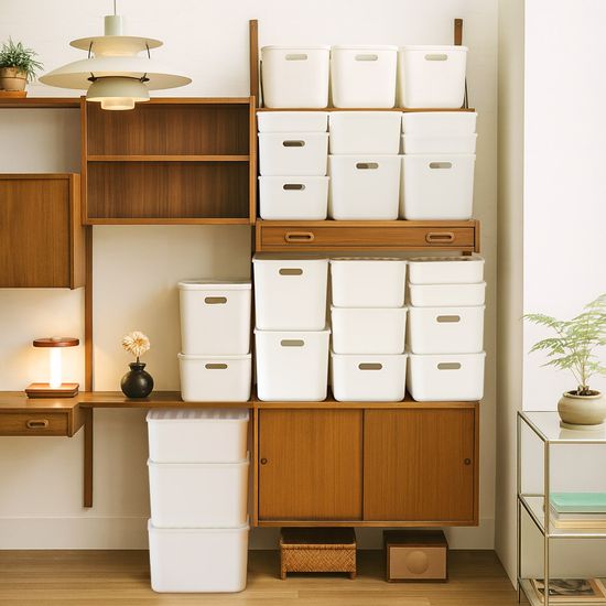 아이엠 리빙박스 수납 정리함(4 size) 뚜껑포함