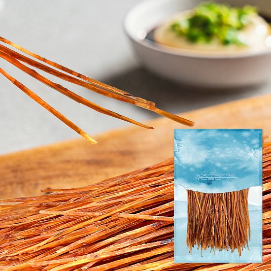 쫄깃 말랑 안주 오정 귀채 소면 쫄쫄이 브라운 100g