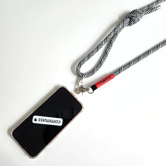 [10%할인] 콤마스 롱 로프 다용도 스트랩 /BW