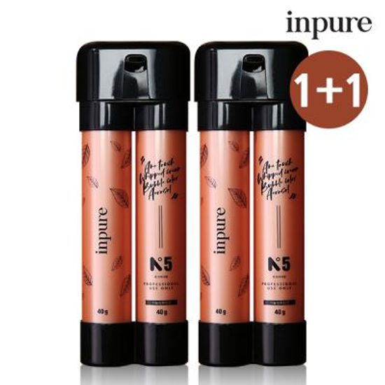 인퓨어 버블 염모제/원터치 자연주의 염색약 1+1