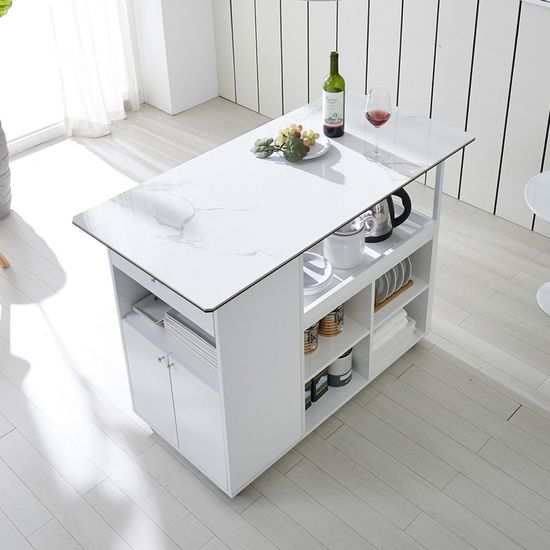 세라믹상판 아일랜드 홈바 식탁 보조싱크대 120cm