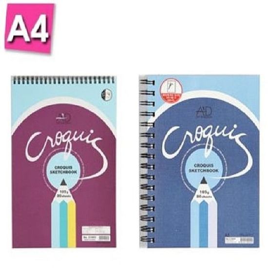 아트앤디자인 A-003 고급크로키북 A4 105g(상철)