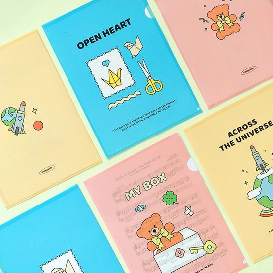 인디고어린이 초등 그래픽 L홀더 (A4,파일)