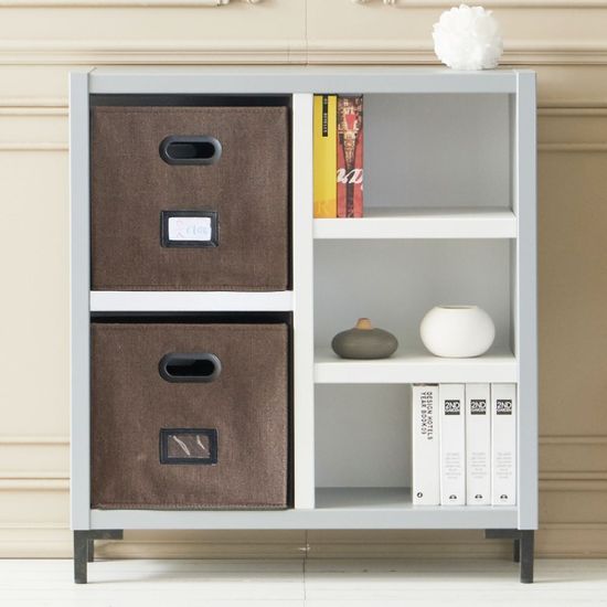 캐넌 라운드 전면 낮은 책장 2단 3단 (착불)