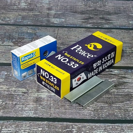 래피드 30매용 옴니프레스 SO30 심/침 1000pcs 1통