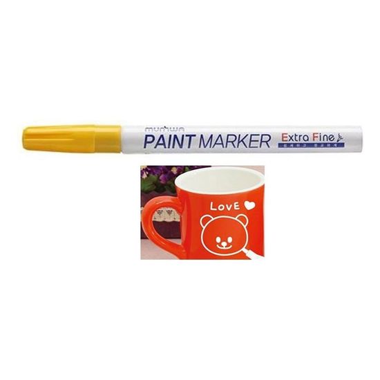 문화 팁 페인트마카(노랑)(WC19343)