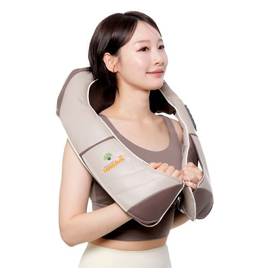휴플러스 무선 3D텐션 목 어깨 무선안마기 HPM-5000