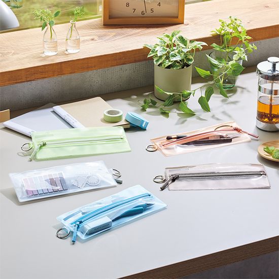리히트랩 [A-8102] CENTER ZIP PEN CASE