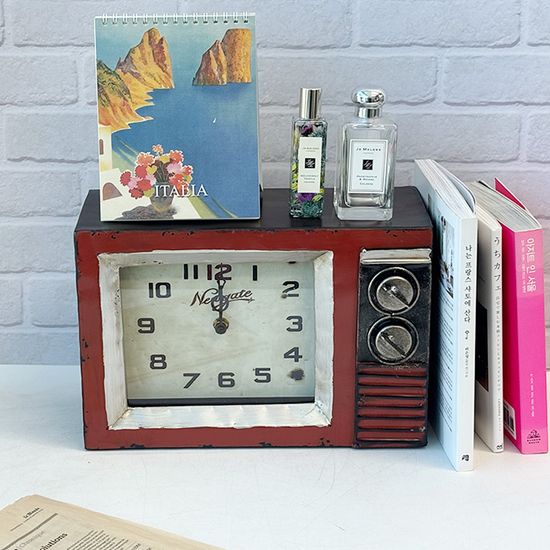 리베 TV 디자인 빈티지 시계