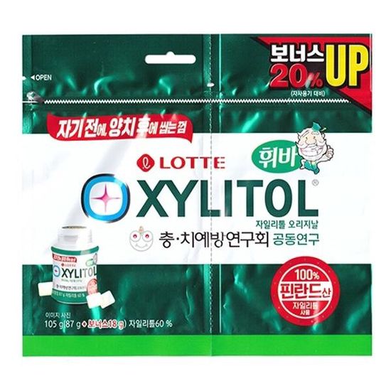 롯데)자일리톨 오리지날리필(87g+18g)
