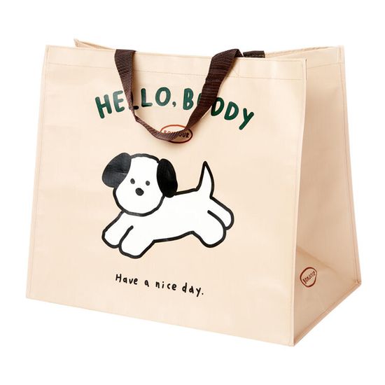 아트박스 멍뭉이 정사각 쇼핑백