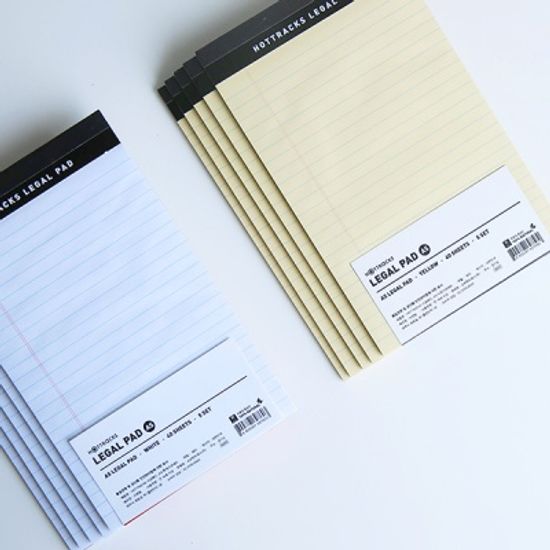 핫트랙스 리갈패드 A5 5입