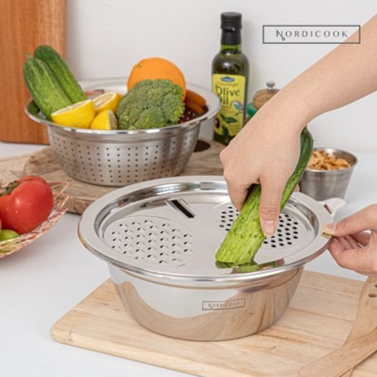 [노르디쿡] 4in1 멀티 채칼 믹싱볼