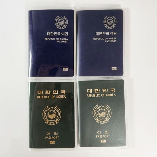 무료배송 여권 커버 투명 반투명 케이스 2p(WC1A62C)