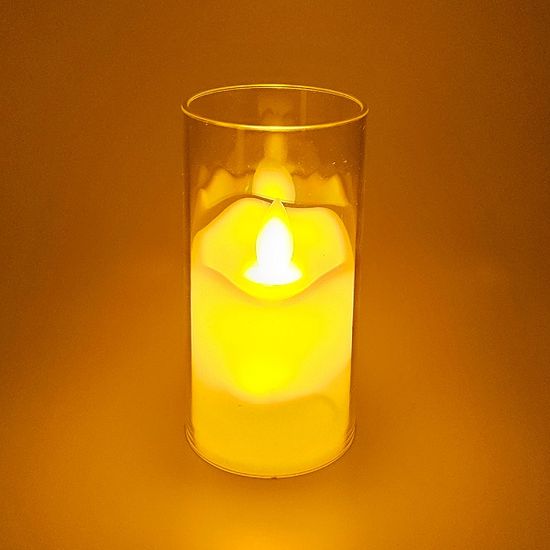 LED 양초 아크릴 촛불 대형 전기초
