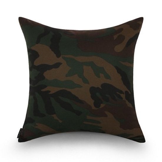 nother Camouflage Pillow (Dark Woodland) / 나더 카모플라쥬 필로우 쿠션 (다크 우드랜드)
