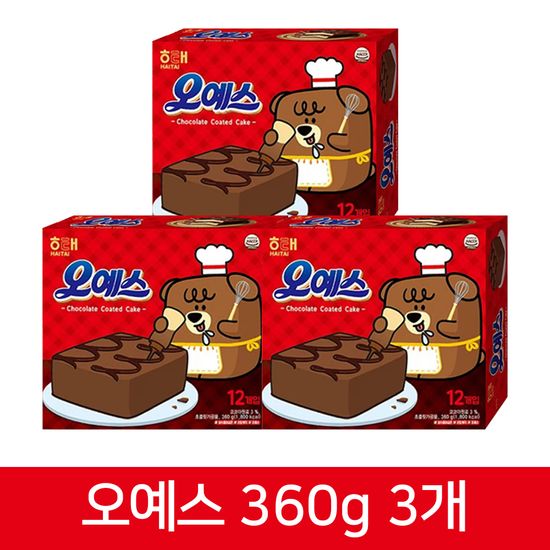 해태 오예스 360g 3개